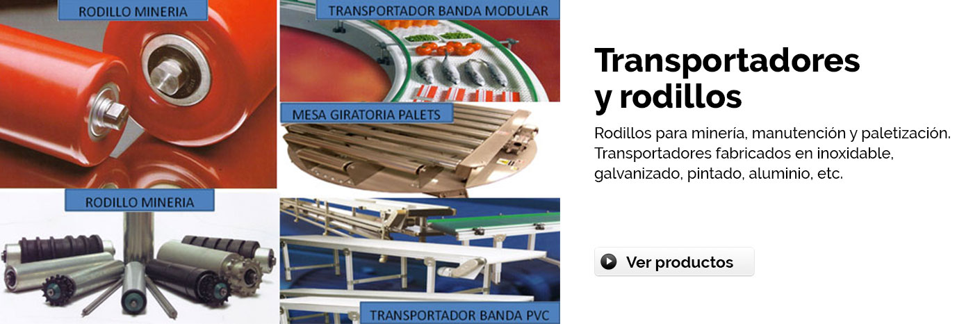 Transportadores de rodillos